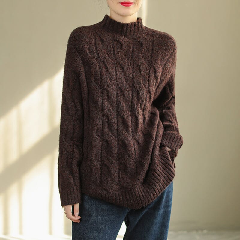 Autumn Winter Loose Knitted Sweater