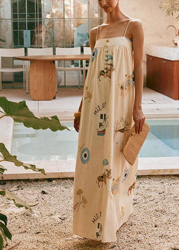 New Camisole Vacation Style Long Dress Summer