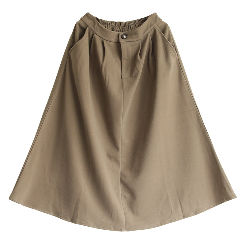 Autumn Woolen Loose Skirt