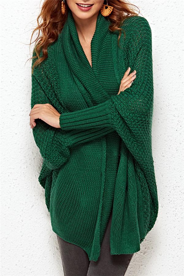 Colbie Dolman Cardigan - Red