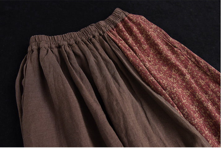 Heavy Industry Irregular Print Skirt