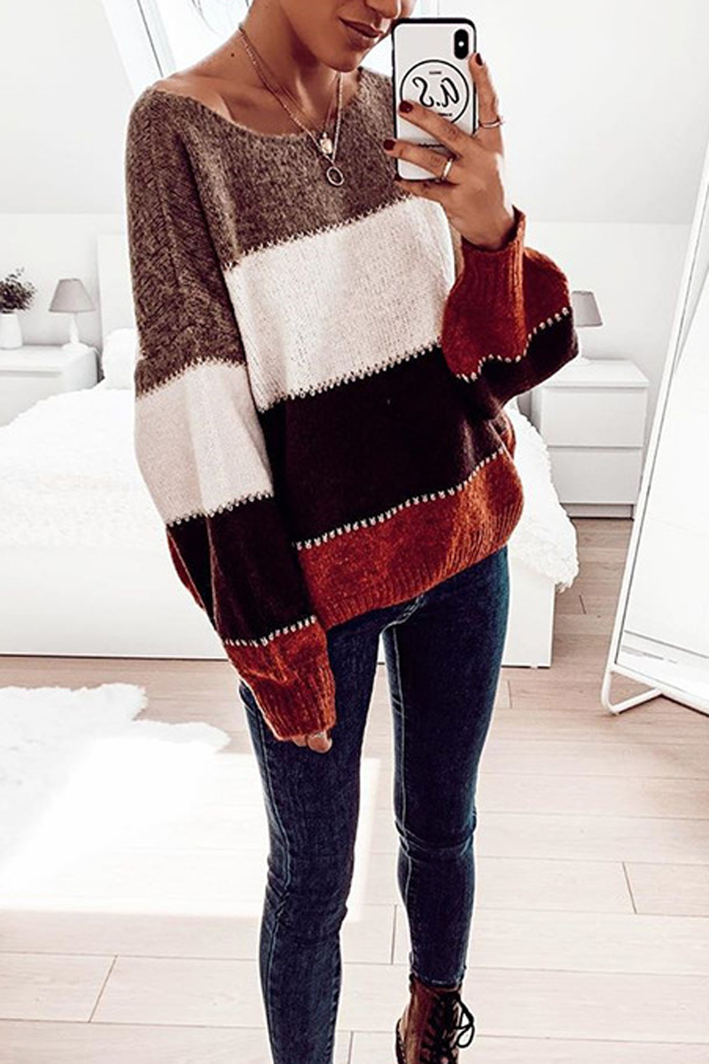 Stripe Round Neck Sweater