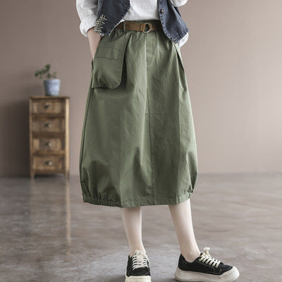 Cozy Cotton Loose Skirt