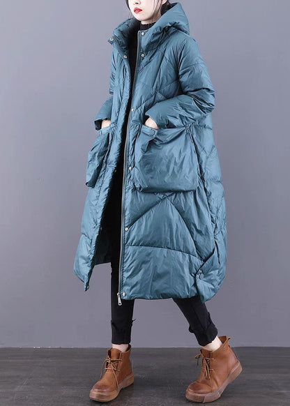Blue Duck Down Down Coat Zip Up Winter