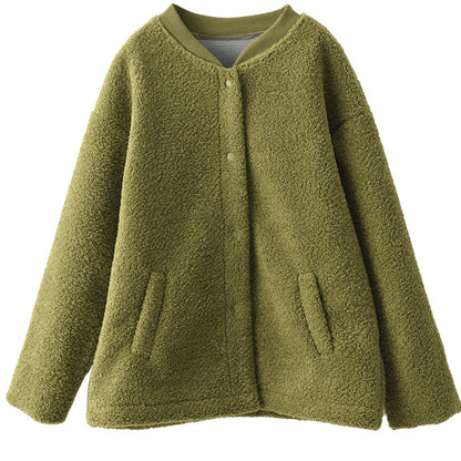 Retro Soft Lamb Wool Coat