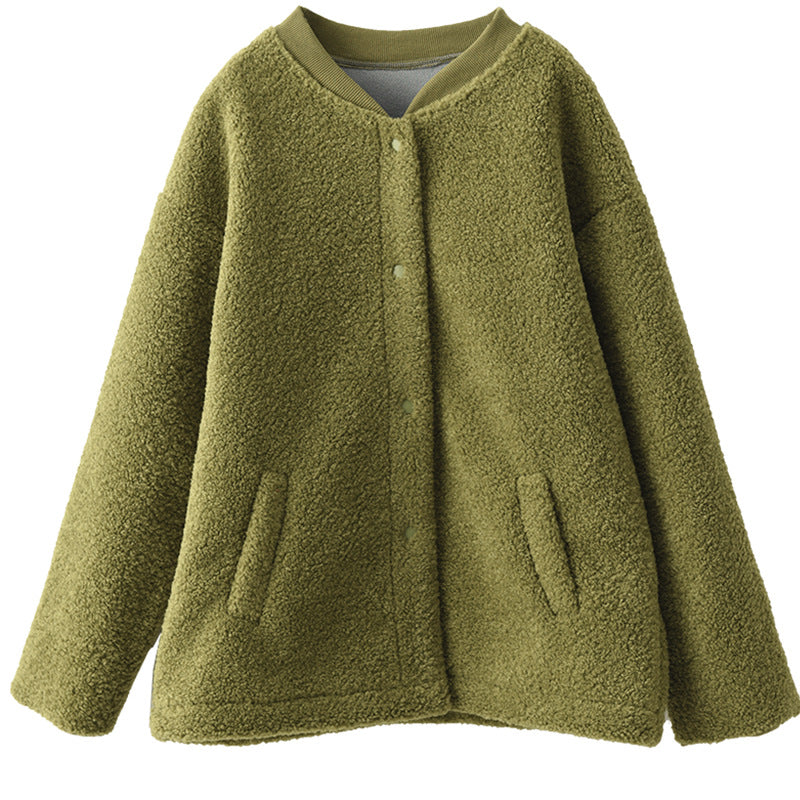 Retro Soft Lamb Wool Coat