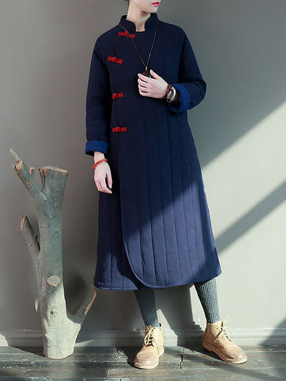 Winter Artsy Frog Thick Padded Coat