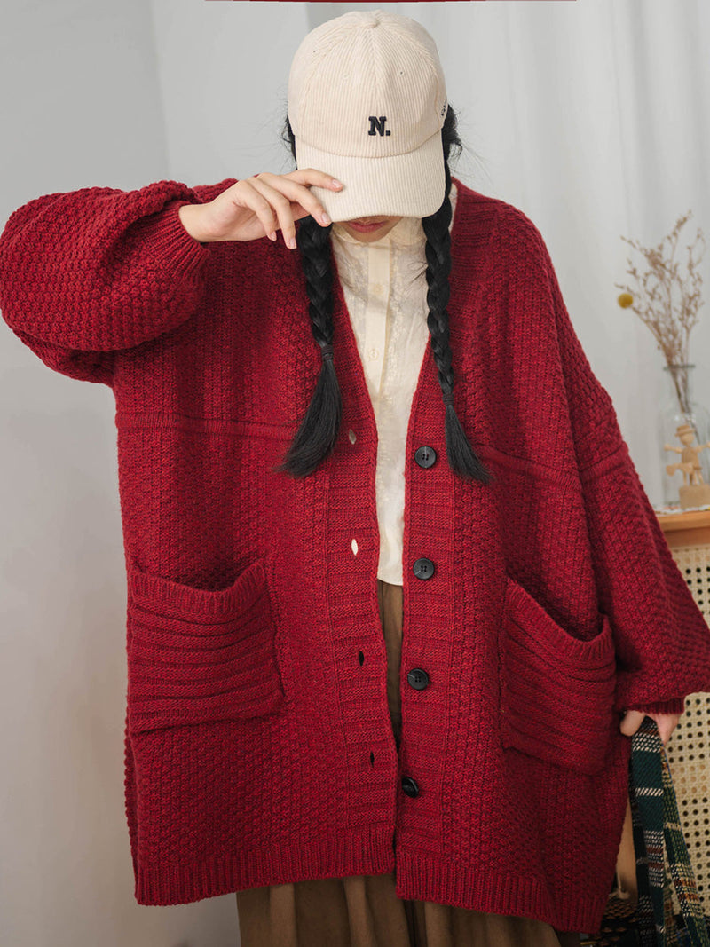 Knitted Sweater Coat