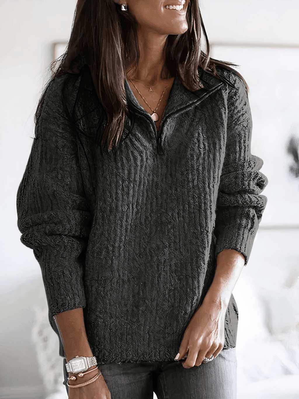 Gracefully Designed Sweater