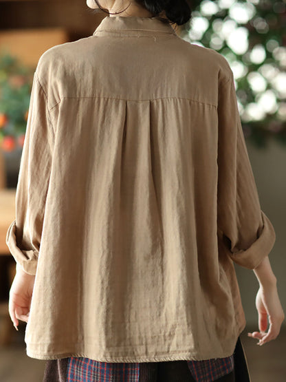 Spring Button Pocket T-shirt