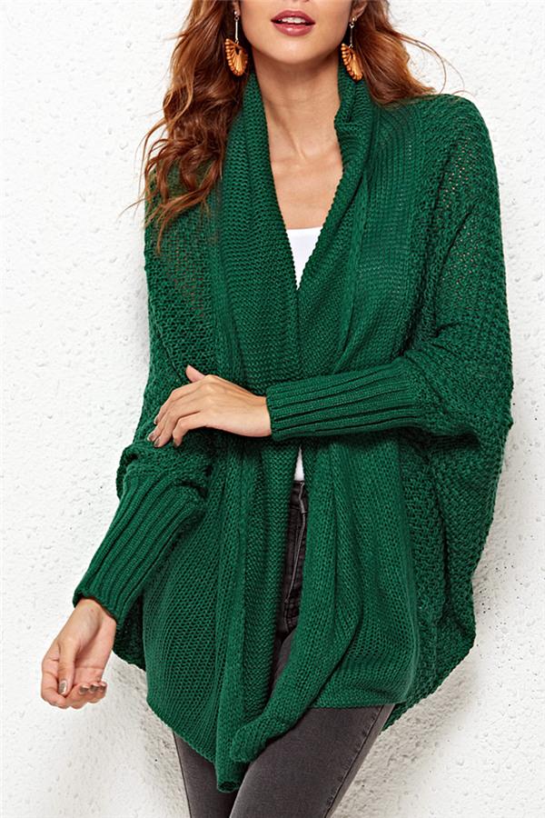 Colbie Dolman Cardigan - Khaki