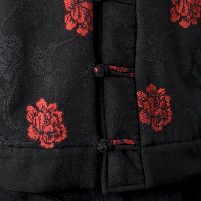 Retro Cotton Linen Quilted Loose Coat