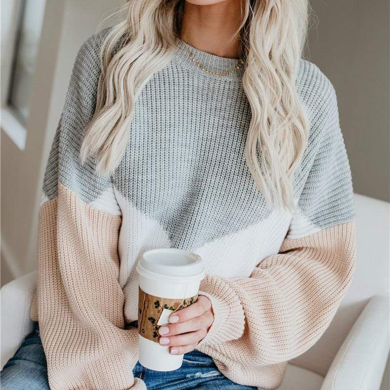 Dolores® | Loose long-sleeved knitted sweater for women
