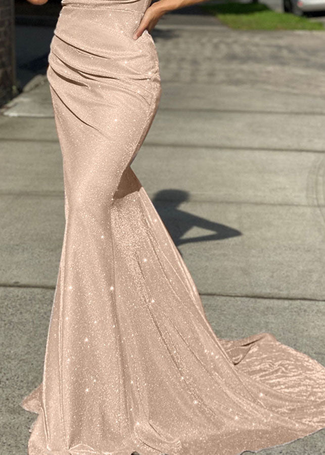 Style Slim Fit Backless Spaghetti Strap Long Dress Sleeveless