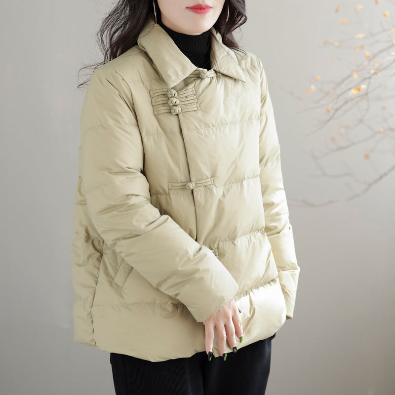 Winter Retro Loose Down Coat