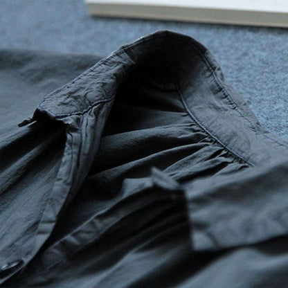 Autumn Retro Single-breasted Thin Wind Coat
