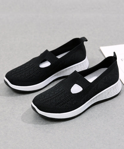 Platform Flat Shoes for Pink Breathable Mesh