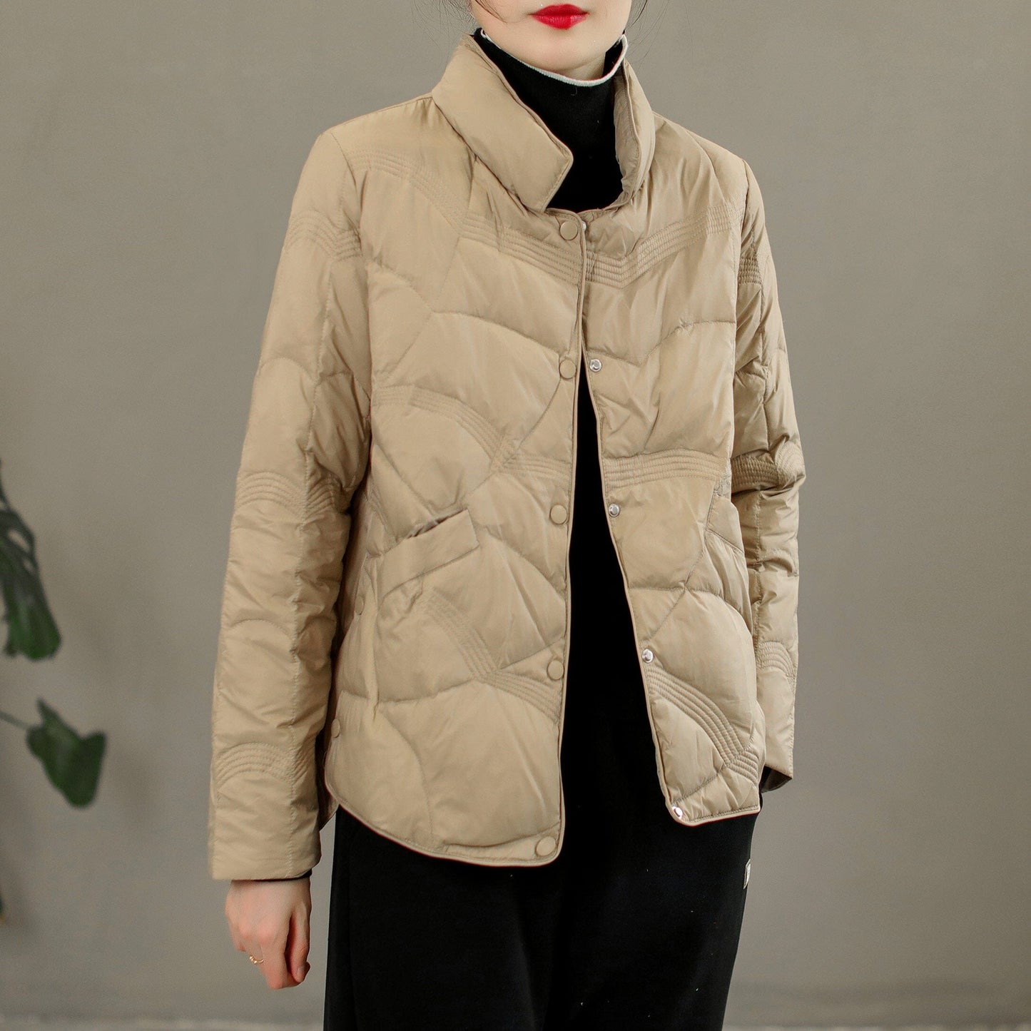 Winter Retro Warm Down Coat