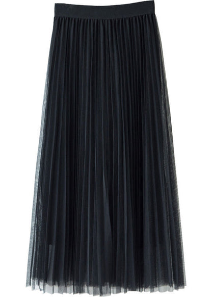 Organic Black Brief Circle Fall Skirt