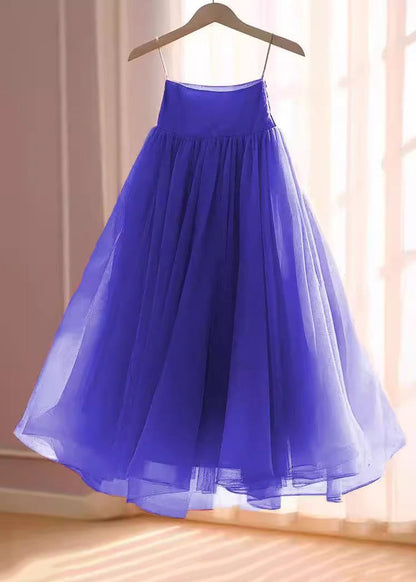Rose High Waist Chiffon Skirts Summer