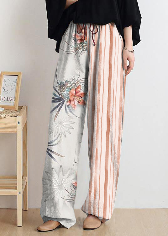 Nude Trousers New Spring and Summer Bloomers Linen High Waist Carrot Pants