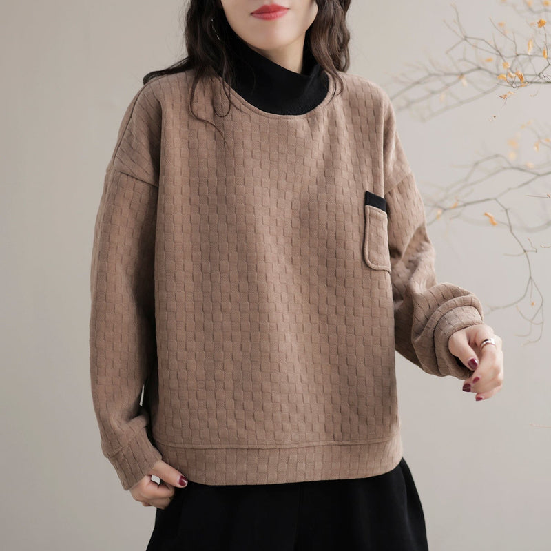 Retro Loose Winter Cotton Sweater