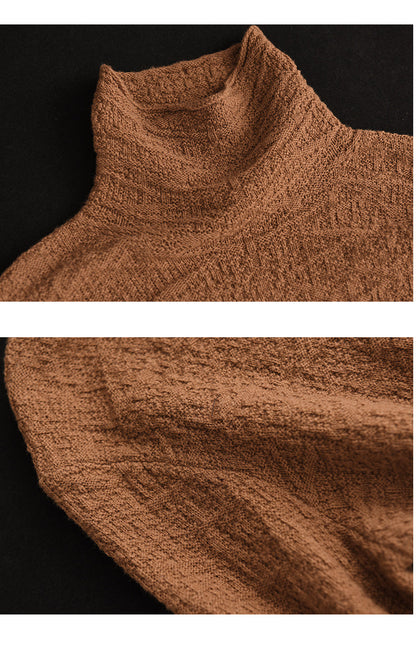 Jacquard Turtleneck Sweater