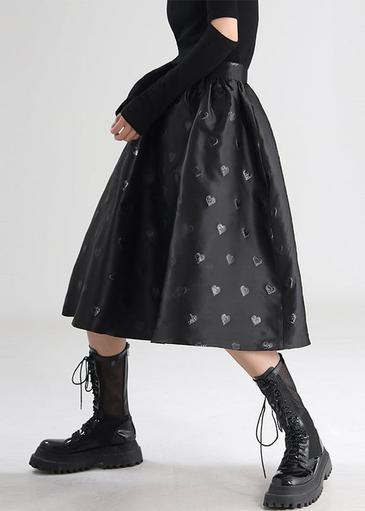 Boutique Black a Line Skirts Spring