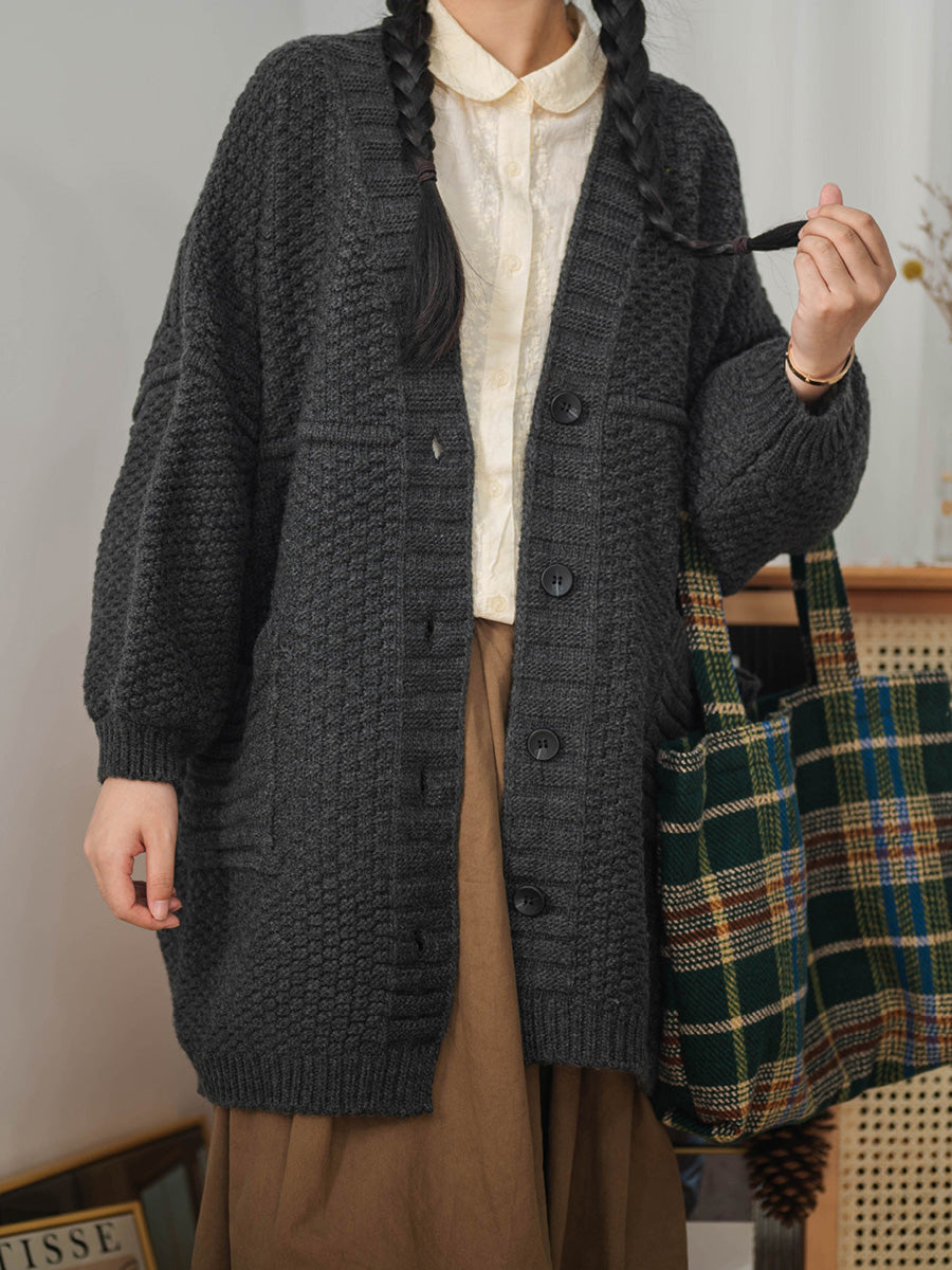 Knitted Sweater Coat