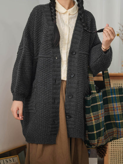 Knitted Sweater Coat