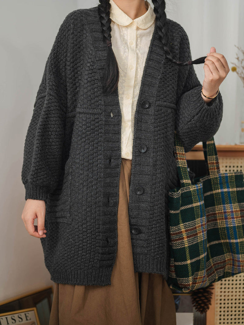 Knitted Sweater Coat