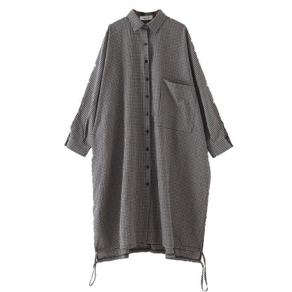 Autumn Retro Loose Cotton Dress