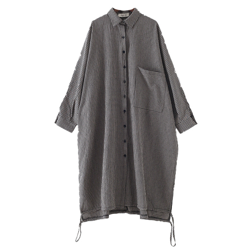 Autumn Retro Loose Cotton Dress