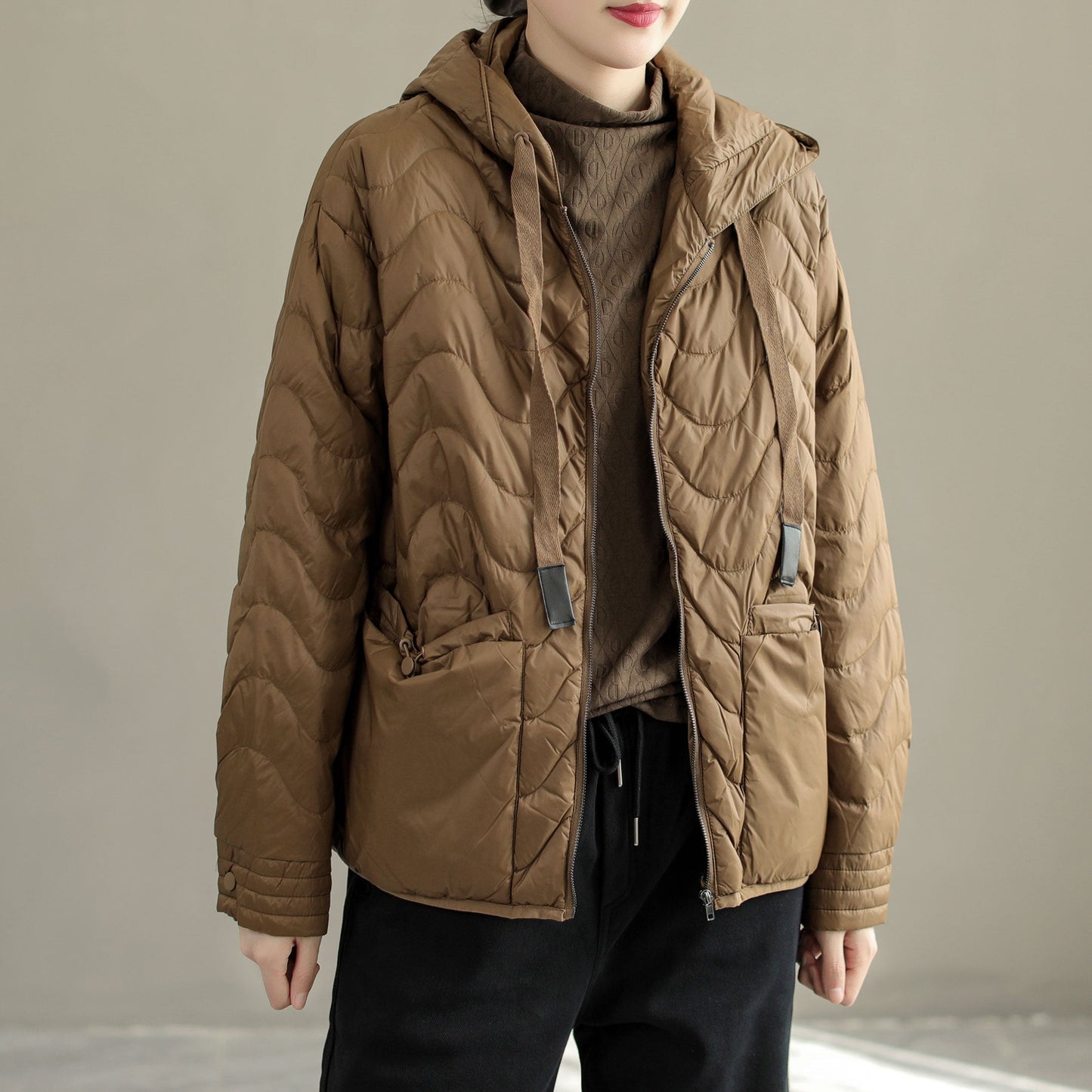 Winter Loose Hooded Down Coat