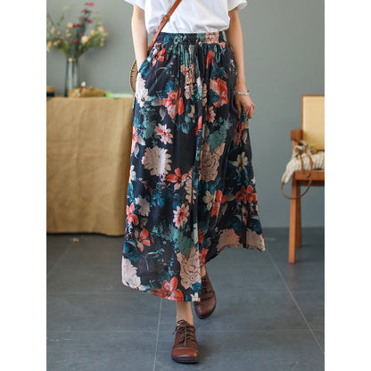 Cozy Loose Lyocell Skirt