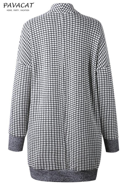 Cozy Swallow Gird Open Cardigan