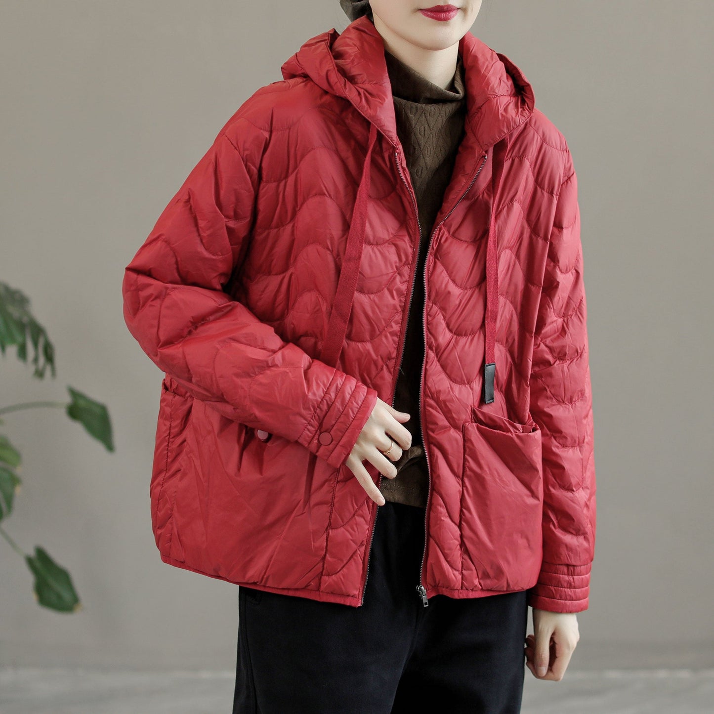 Winter Loose Hooded Down Coat