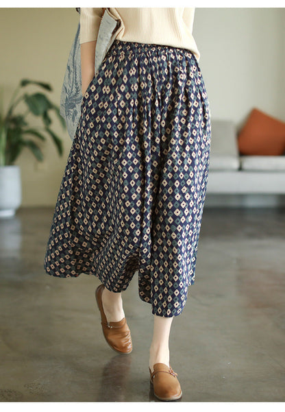 New Retro Elastic Waist Skirt