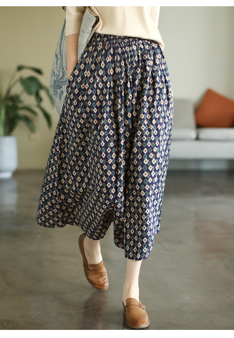 New Retro Elastic Waist Skirt