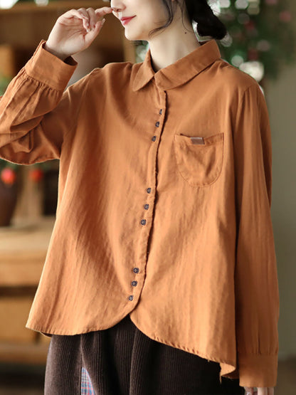 Spring Button Pocket T-shirt