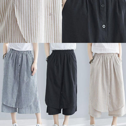 Nude Summer Cotton Pants Loose Pants Skirts