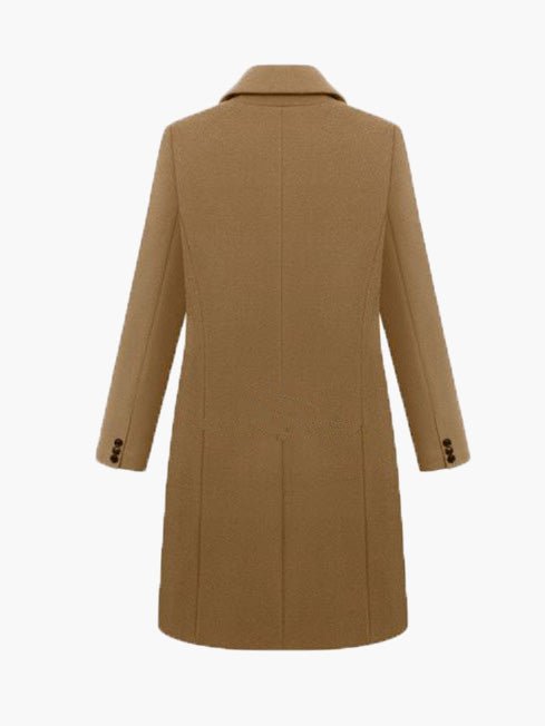 Coats Lapel Double Breasted Wool Coat