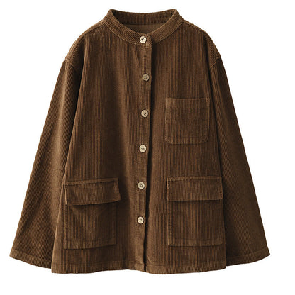 Cotton Corduroy Pocket Stripe Jacket