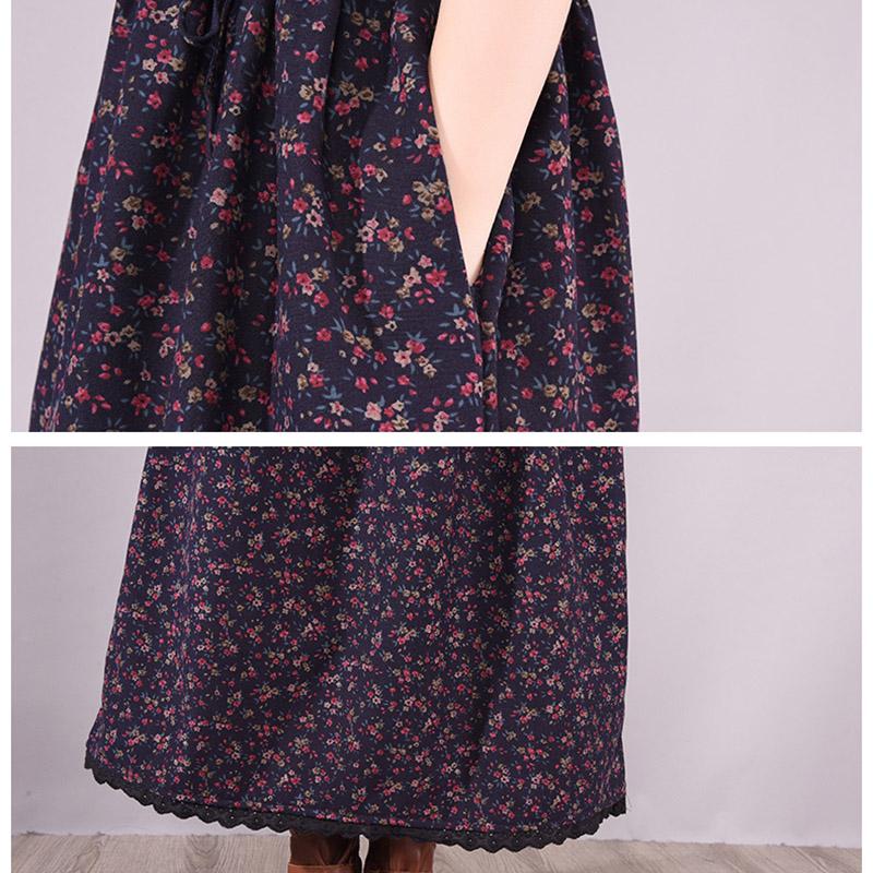 Winter Korean Style High-neck Plush Dress